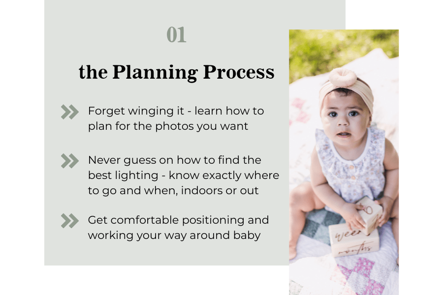 the planning process in Moments to Memories